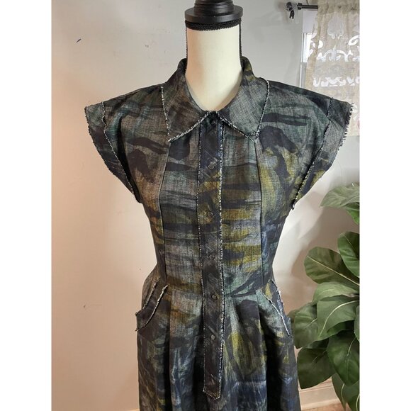 Babette Women's Sleeveless Button-Front Dress Size Small - Picture 7 of 16